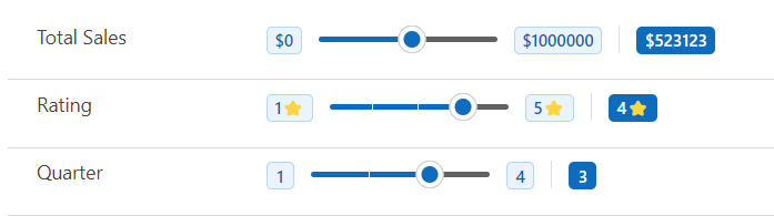 FluentUI Slider