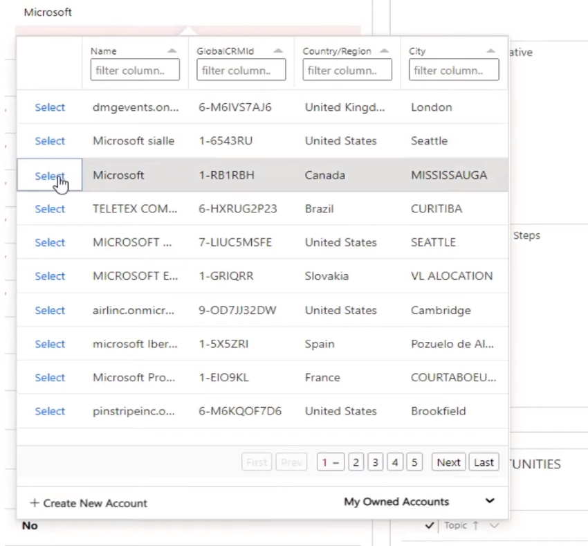 Generic Lookup Control