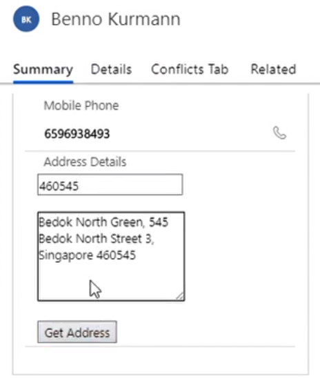 Singapore Address Data Lookup